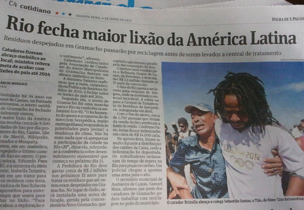 Folha de S. Paulo - Lixão/Aterro de Gramacho
