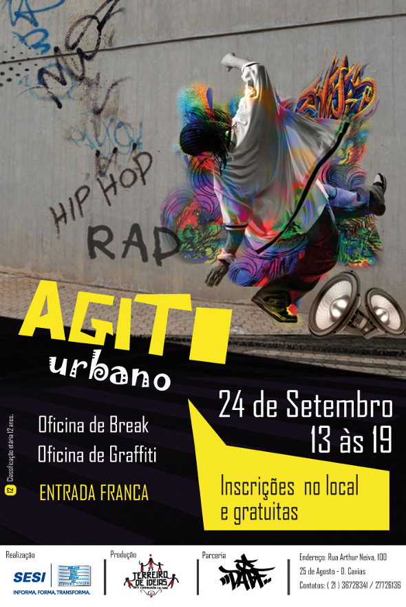 Mais uma edição do Agito Urbano no Sesi Caxias