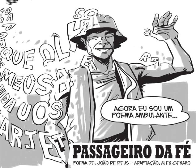 Poeta João de Deus na Capa Comics