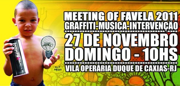 Meeting Of Favela: o maior evento de graffiti do país é na Vila Operária! :)