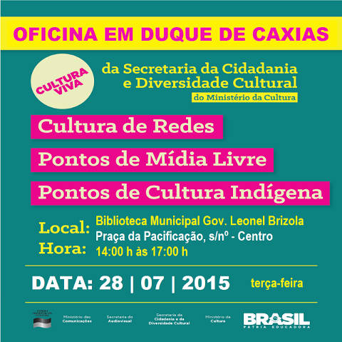 Ministério da Cultura realiza oficina para inscrição de projetos em Duque de Caxias