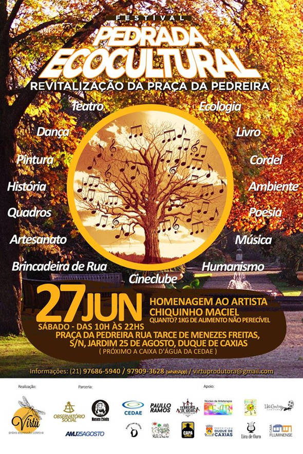 Festival Pedrada EcoCultural - Revitalização da Praça da Pedreira e Homenagem ao Artista Chiquinho Maciel