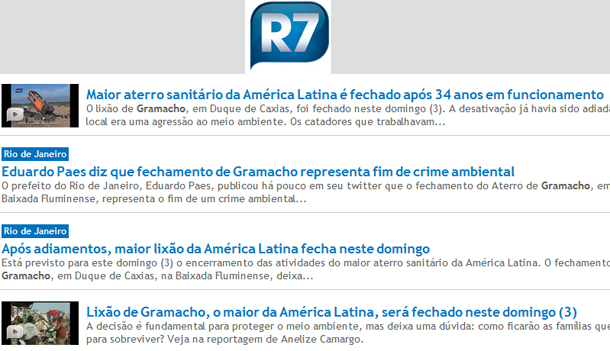 R7 - Lixão/Aterro de Gramacho