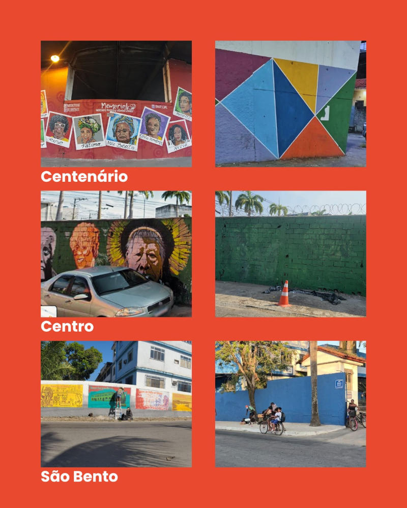Apagamento de graffitis em Duque de Caxias