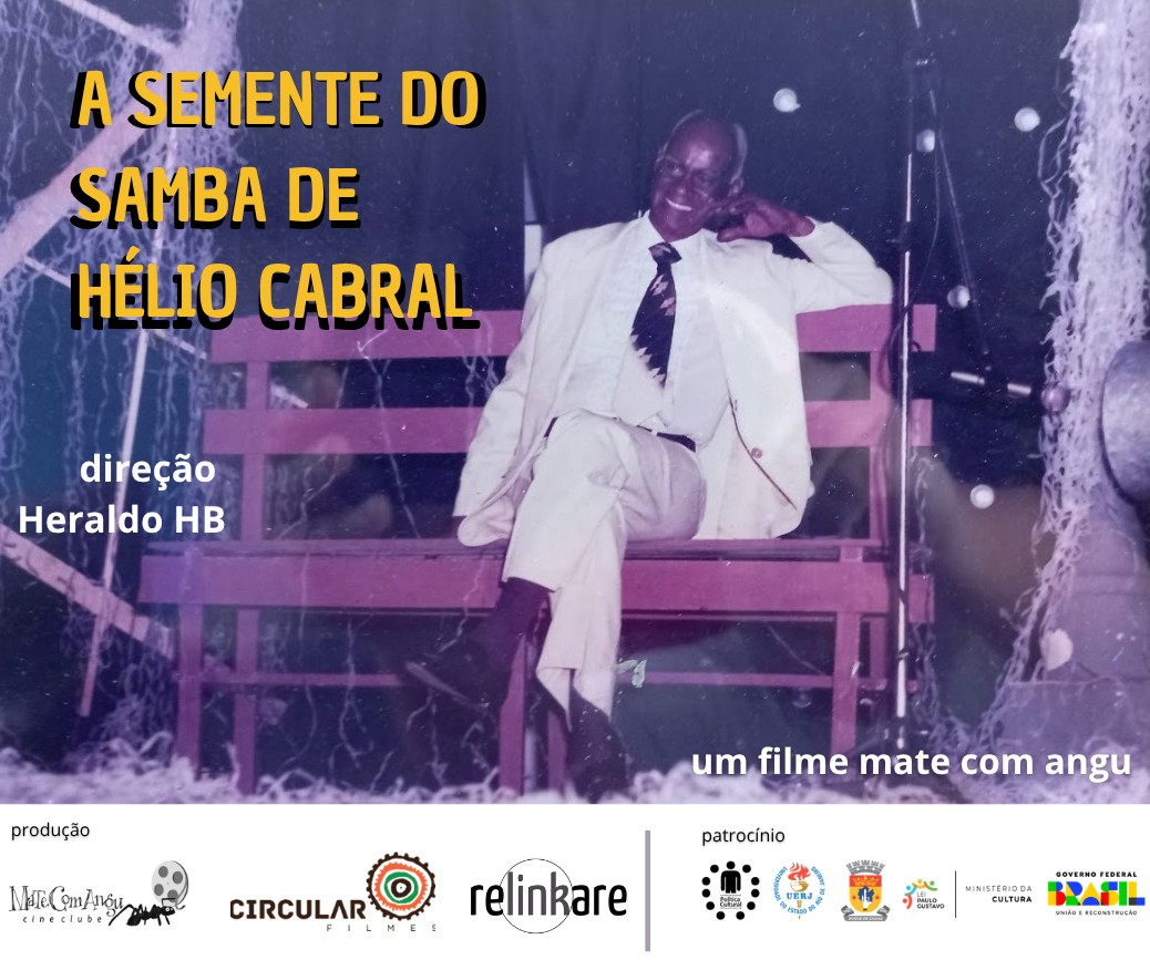 cartaz do filme A Semente do Samba de Hélio Cabral