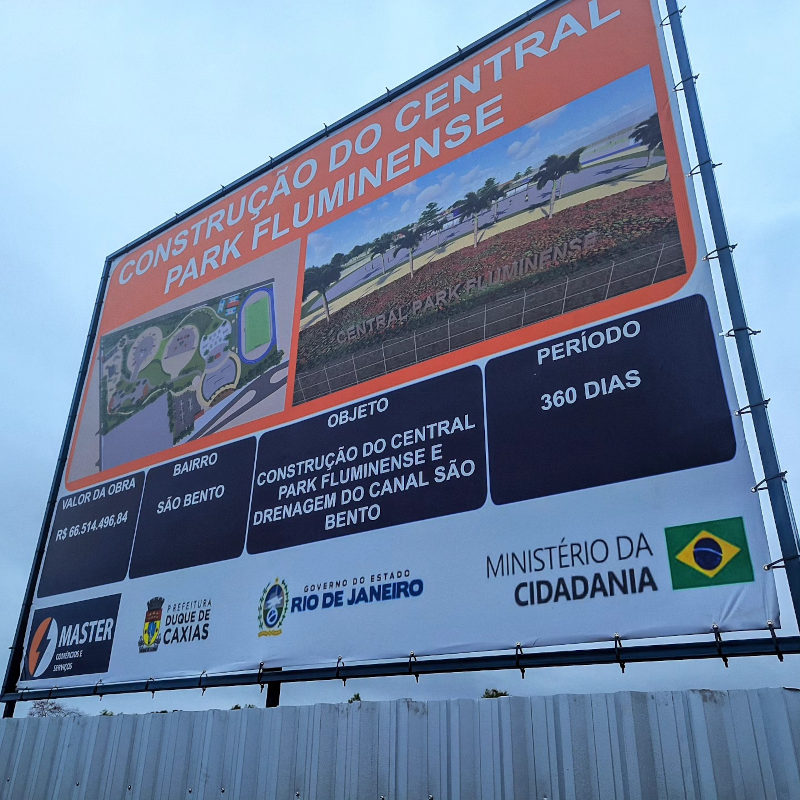 construção do "Central Park Fluminense"