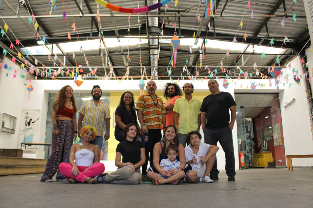 Parte da equipe que toca o Gomeia Galpão Criativo. Foto: Sassá Souza