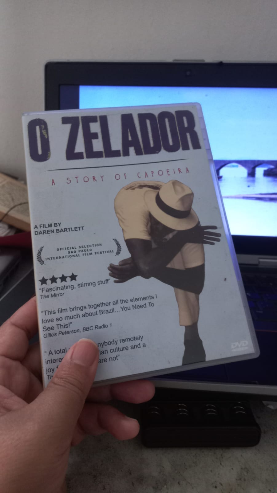 DVD do filme O Zelador, com Mestre Russo