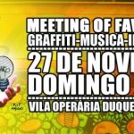 Meeting Of Favela: o maior evento de graffiti do país é na Vila Operária! :)