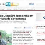 Deu na Globo: Parceiro do RJ mostra problemas em Caxias por falta de saneamento