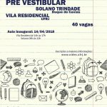 Pré-Vestibular popular em Caxias? Tem!